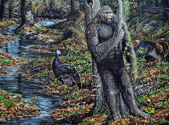 Bigfoot Painting - 