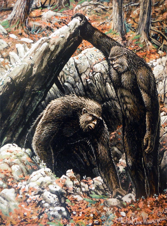 Bigfoot Painting - 