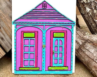 DIGITAL New Orleans Style Shotgun House SVG file / Ornament | Laser Ready New Orleans House | Layered NOLA House File | Glowforge file