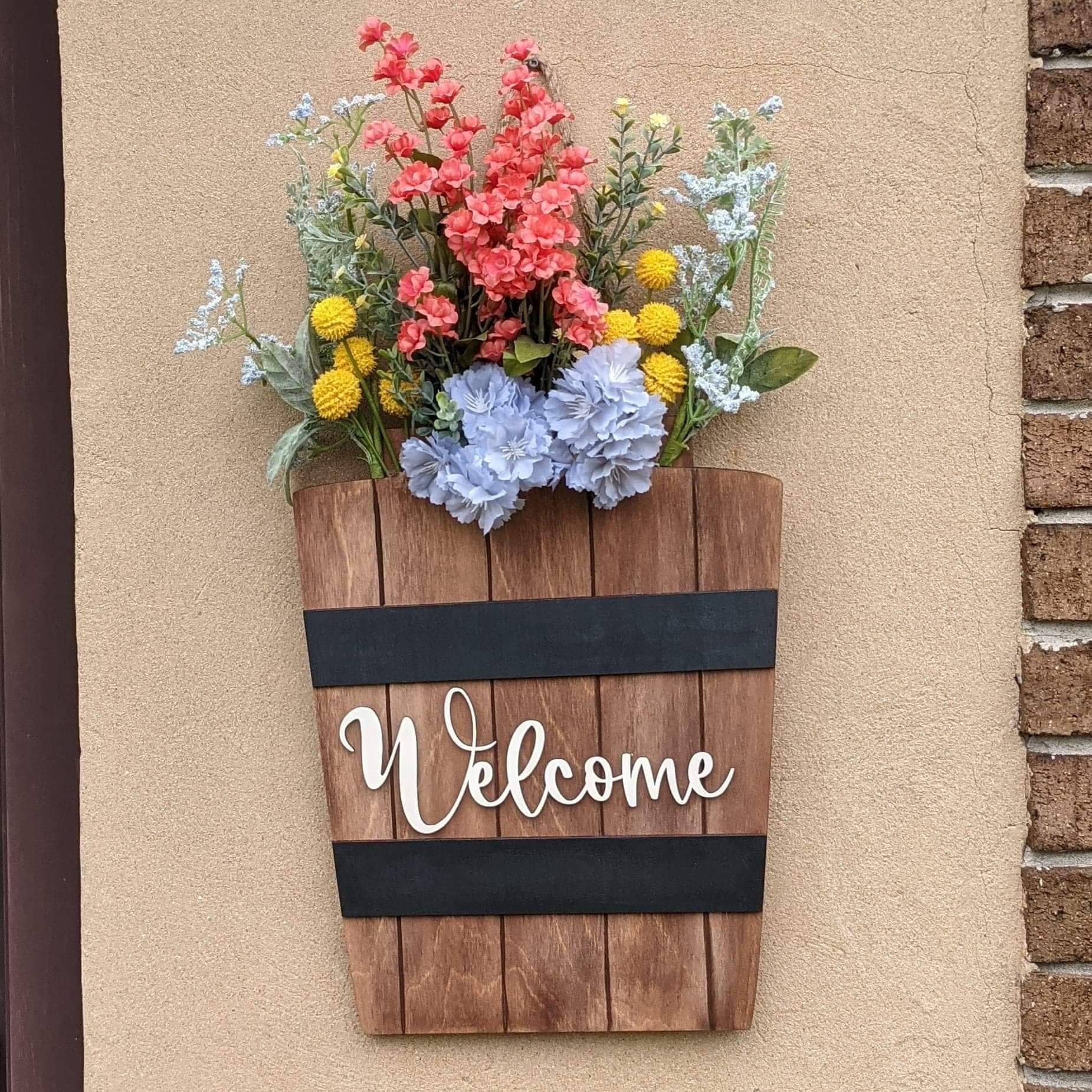 DIGITAL Layered Flower Planter / Bucket Door Hanger / Sign DIGITAL Layered Flower Planter / Bucket Door Hanger / Sign