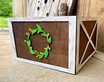 DIY Christmas Tree Box SVG - Rectangle & Square | Laser Cut File | Digital Download