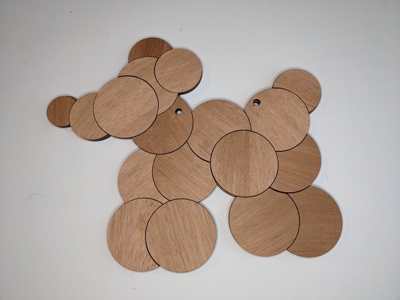 DIGITAL Mardi Gras Bead Dog Door Hanger SVG File Laser Ready New