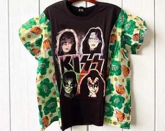 Kiss Drop Sleeve Ruffle Top Fits a Small  to XXL OVERSIZED!!