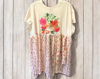 Frida Ruffled Peekaboo Dress Fits Small to XXL