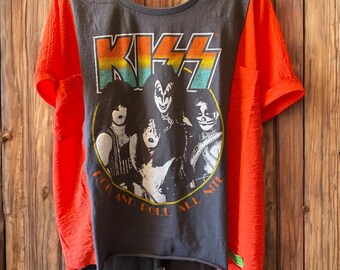 Kiss Drop Sleeve Top Free Size Fits UP to an XXL