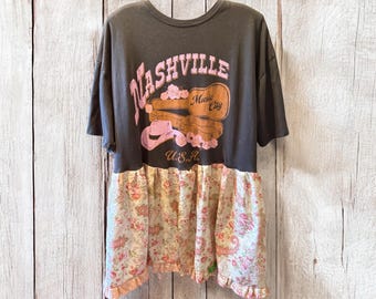 Nashville Rockstar Peekaboo Dress Fits Small to XXL