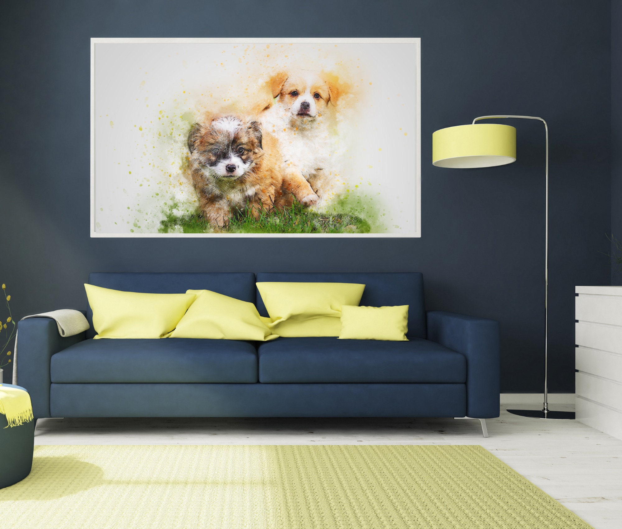 Wall Art Dog Wall Art Home Décor Poster Printable Poster Etsy