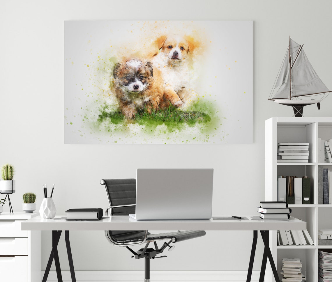 Wall Art Dog Wall Art Home Décor Poster Printable Poster Etsy