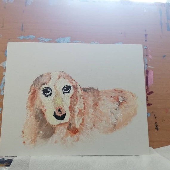 canvas painting of your dog