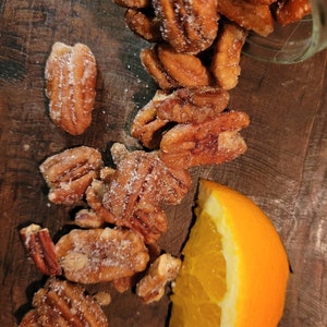 Orange Glazed Pecans