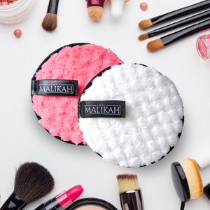 Reusable Makeup Remover Pads 3 Pack Set Large Double Sided For Face Eco-Friendly Makeup Removal Face Wipe Cloth Gift for Her Zero Waste