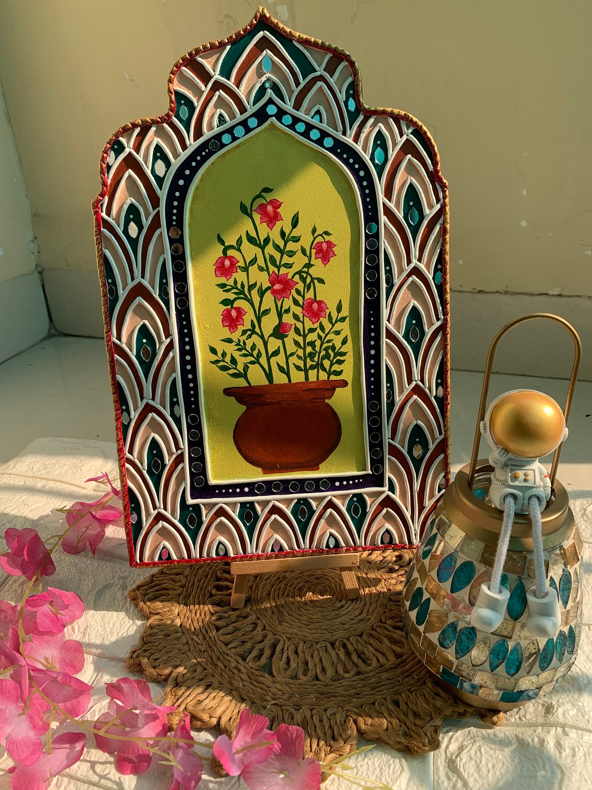 Jharokha Wall Lippan Art, Wall Hanging, Wall Art, Home Decor Etsy