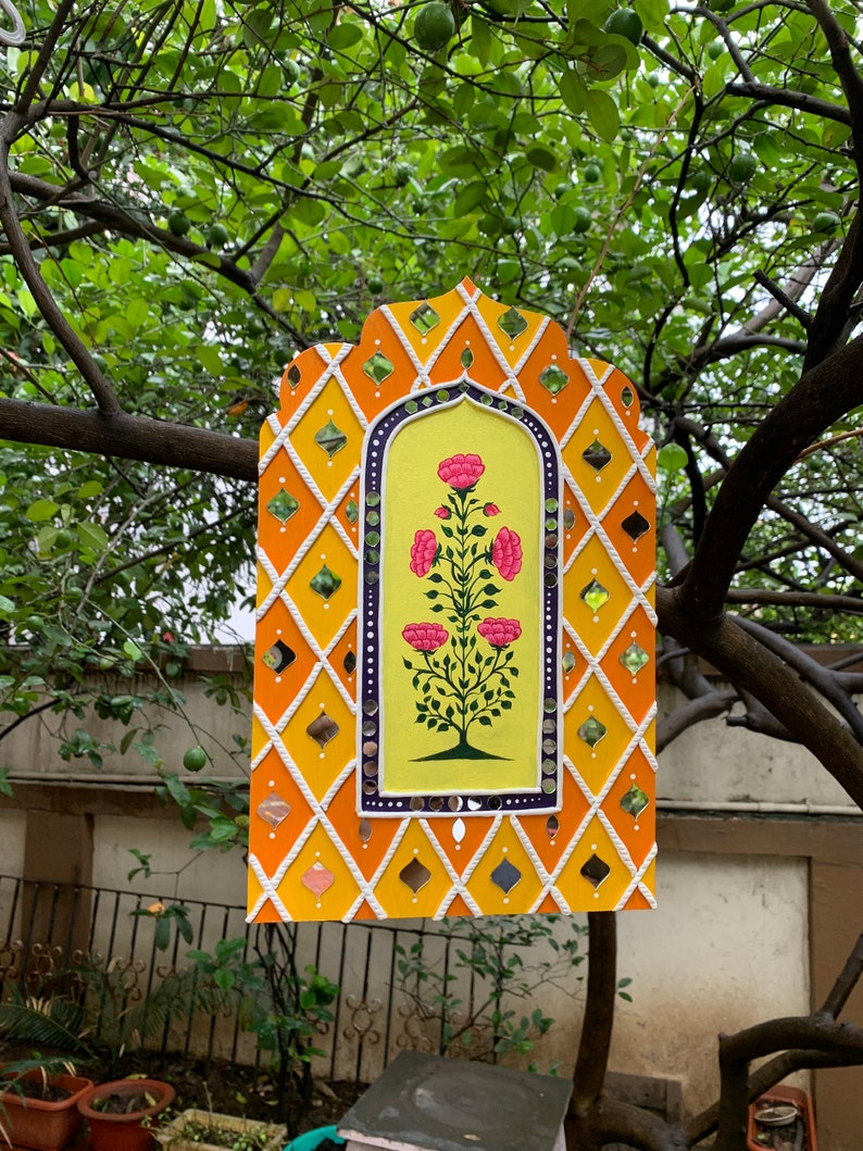 Jharokha Wall Lippan Art, Wall Hanging, Wall Art, Home Decor Etsy
