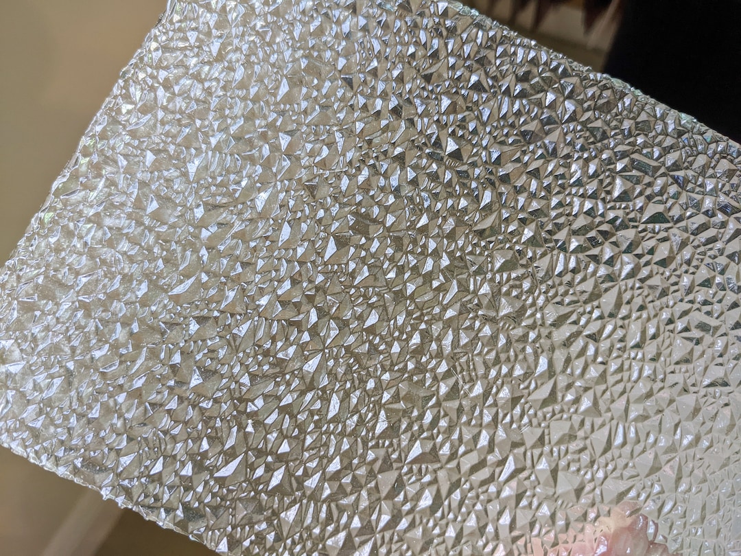 Clear Glass Sheet, Textured Stained Glass, Choose Your Size Etsy