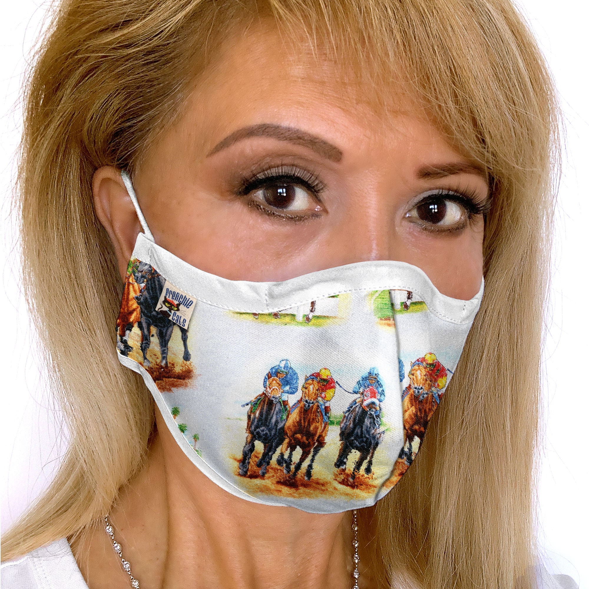 Horse Racing Face Mask Adult UnisexNo Fogging up Eyeglass Etsy
