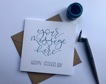 Design your own card | Bespoke Card | Personalised card | Handmade Card | Congratulations | Birthday | Thinking if you | With Sympathy card