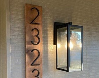 House Number Sign, Address Sign, House Number Plaque, Address Plaque, Cedar Number Sign, New Home Gift, Front Door Sign, Porch Sign