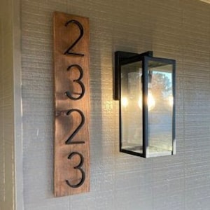 House Number Sign, Address Sign, House Number Plaque, Address Plaque, Cedar Number Sign, New Home Gift, Front Door Sign, Porch Sign