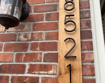 House Number Sign, Address Sign, House Number Plaque, Address Plaque, Cedar Number Sign, New Home Gift, Front Door Sign, Porch Sign