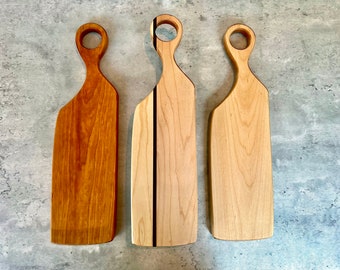 Modern Charcuterie Board, Skinny Cutting Board, Wedding Housewarming Gift, Cheese Serving Tray, Minimalist Kitchen Decor, Home Gifts