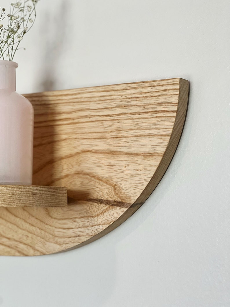 Modern Wall Shelf With Hooks Entryway Organizer With Wooden Etsy