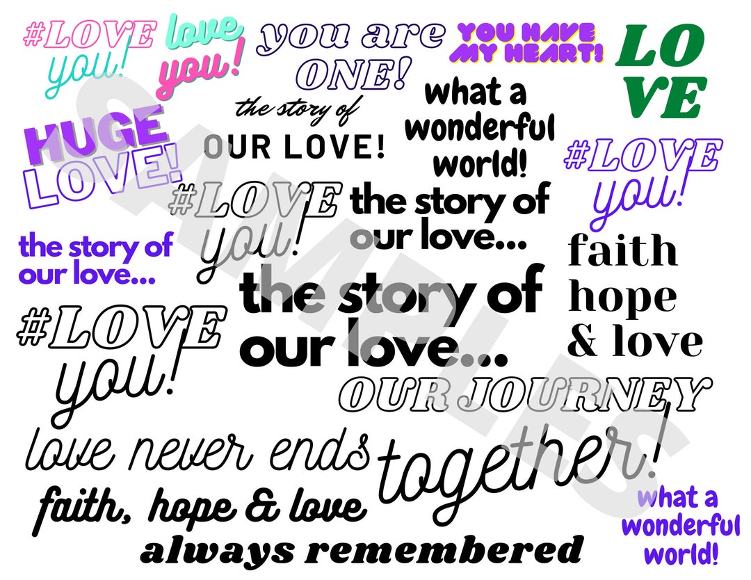 Scrapbook Headlines Scrapbook Paper Collage Sheet Instant Download Etsy