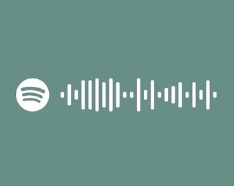 Autocollant Spotify Code/Sticker pour ordinateur portable Etui pour téléphone Bouteille d'eau