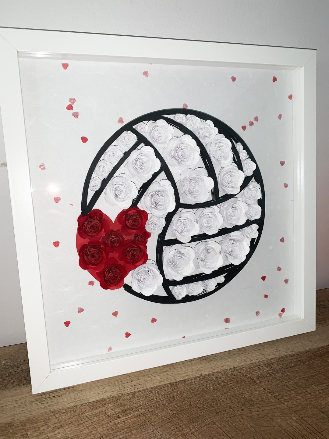 Volleyball Shadow Box / Sport Gift Etsy