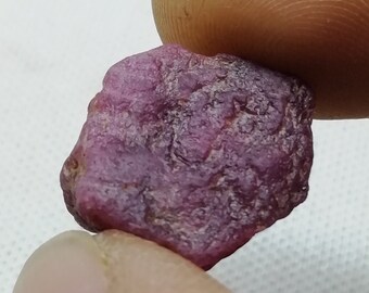 Rubis rouge naturel brut, pierre précieuse non traitée (26,50 carats)