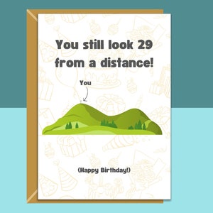 Carte d'anniversaire amusante pour le 30e anniversaire - Personnalisée à l'intérieur si nécessaire - Pour lui ou pour elle - Carte de voeux parfaite pour quelqu'un qui fête ses 30 ans