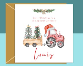 Weihnachtskarte Für Schwiegersohn & Schwiegertochter – Mit Goldfolie & Persönlicher Botschaft