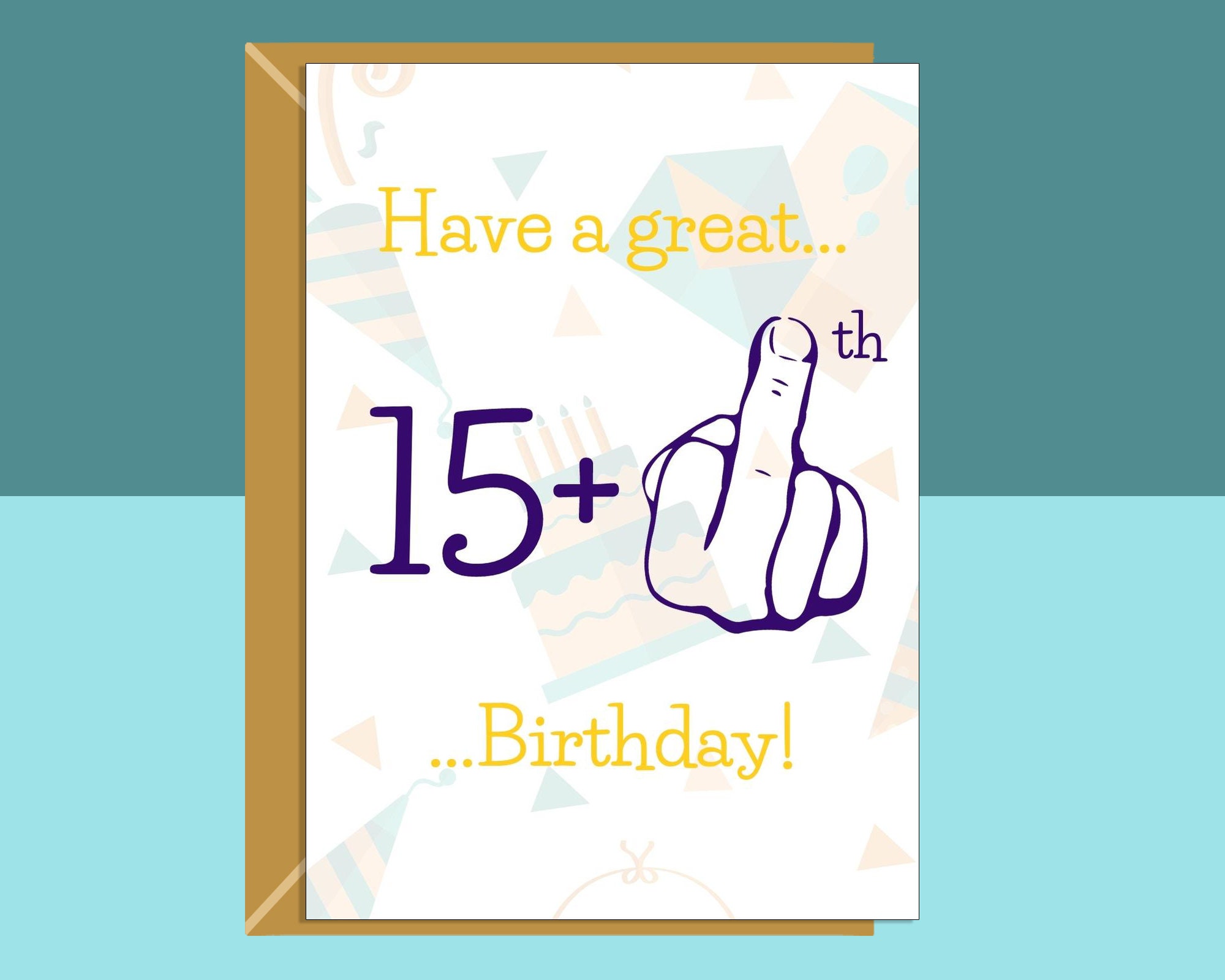 Funny 16th Birthday Card for Him or for Her Ideal for - Etsy UK