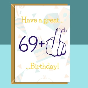 Grappige 70e verjaardagskaart - voor hem of voor haar - gepersonaliseerd - voor degenen die 70 jaar oud worden - voor mama, papa, opa, oma, iemand anders