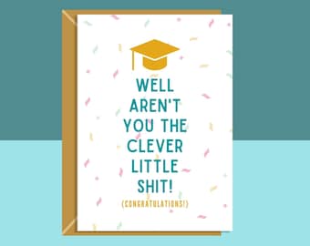 Sweetie Graduation Gift for Him or Her Funny Graduation Card