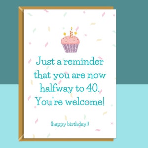 Drôle de carte de 20e anniversaire - Pour lui ou elle - Carte de vœux idéale pour toute personne qui atteint l’âge de 20 ans - Peut être personnalisée