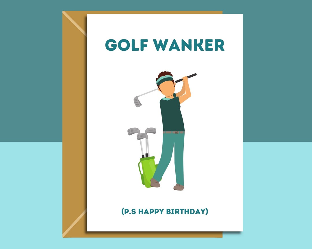 Funny & Rude FISHING WANKER Birthday Greeting Card For Him