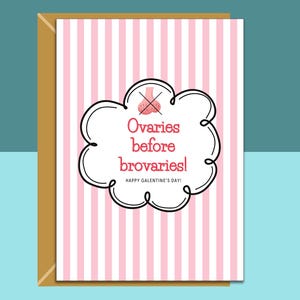 Divertente biglietto di auguri per il giorno di San Valentino per lei: ideale per la tua migliore amica o per le tue amiche single in questo San Valentino.