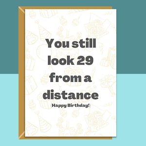 Lustige Geburtstagskarte zum 30. Geburtstag - Bei Bedarf innen personalisiert - Für Ihn oder Für Sie - Perfekte Grußkarte für jemanden, der 30 Jahre alt wird