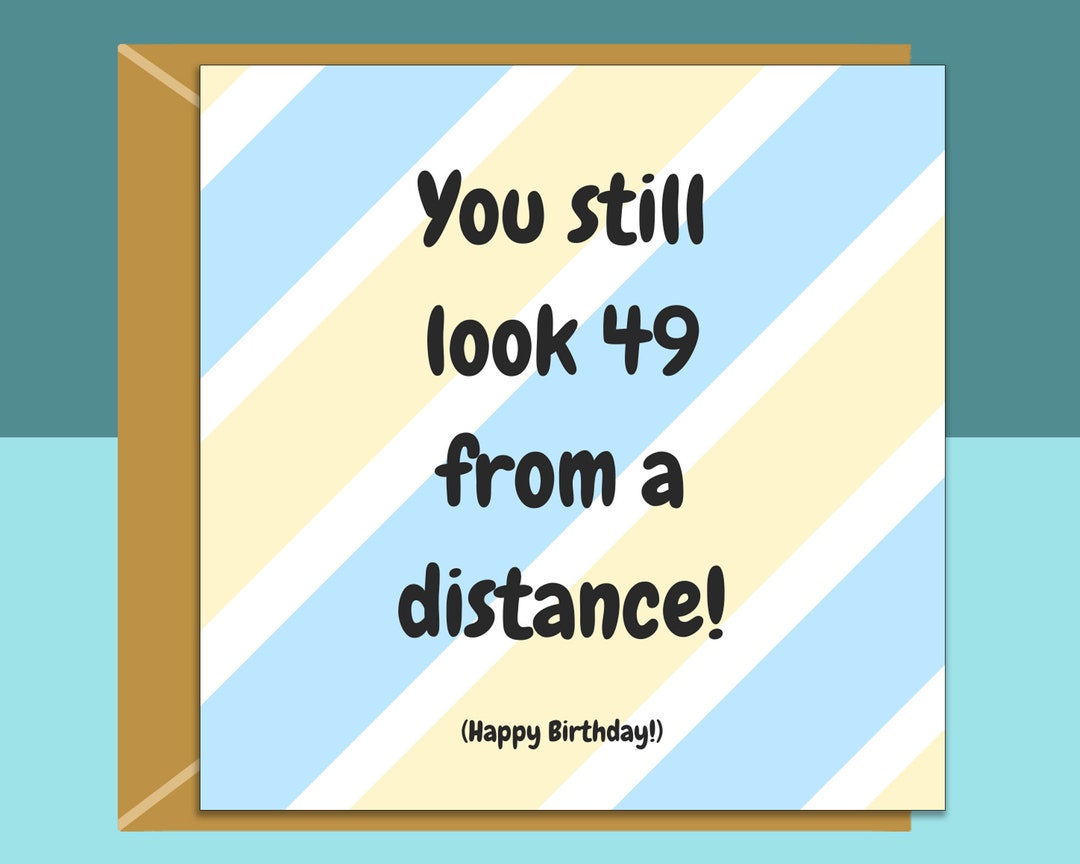 Funny 50th Birthday Cards For Men Woman - Start Lying - Fun Birthday Card For Dad Mum Grandad Nanny Grandma Uncle Auntie Cousin Friend, 145mm Rude