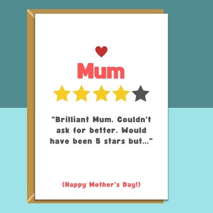 Carte de fête des mères personnalisable pour maman - Carte de vœux de fête des mères personnalisée idéale pour votre mère