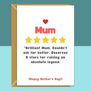 Tarjeta divertida del Día de la Madre para mamá - Ideal para tu mamá en el Día de la Madre - Tarjeta de felicitación descarada