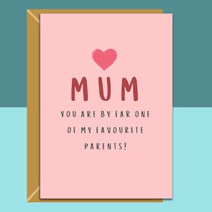 Carte de fête des mères ou d'anniversaire amusante pour votre maman - carte effrontée et personnalisée pour elle le jour de la fête des mères ou son anniversaire