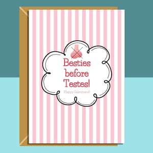 Lustige Galentine's Day Karte für Sie - Ideal für Ihre Bestie, Single-Freunde zum Valentinstag.