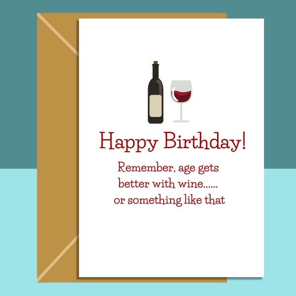 Wine Birthday - Etsy
