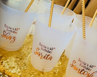 Personalised Plastic Cups | Birthday Cups | Reusable Tumbler | Personalised Reusable Plastic Tumbler | Plastic Frosted Cup | Party Cup