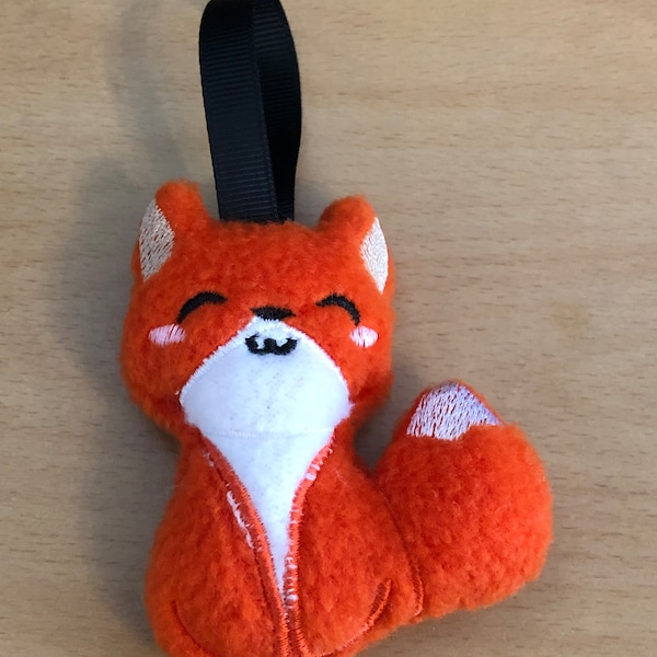 Fox Plush Keychain
