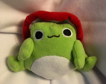 Chibi Toadstool Cottagecore Mushroom Frog Plush