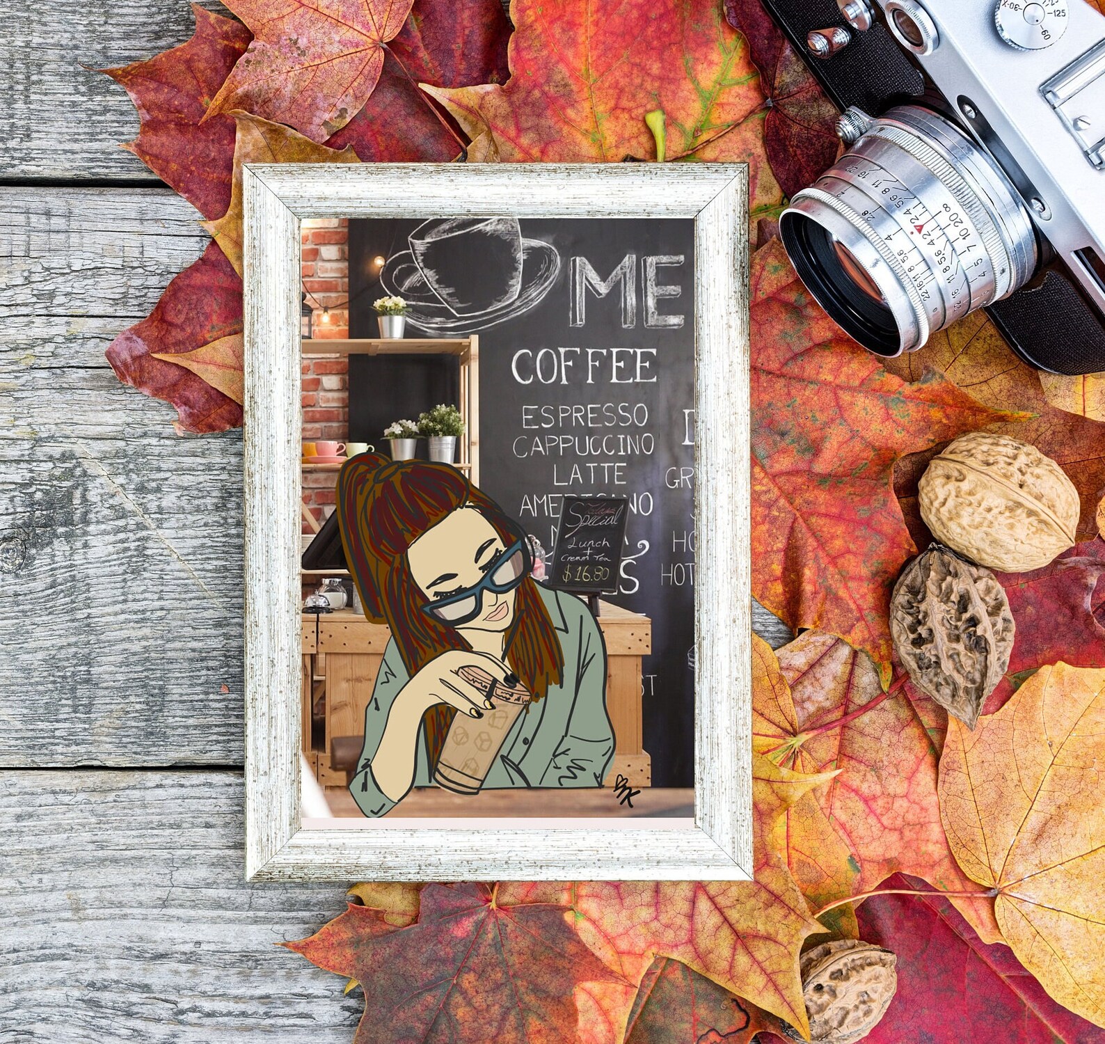 Coffee House Vibes Background /digital High Resolution Etsy UK