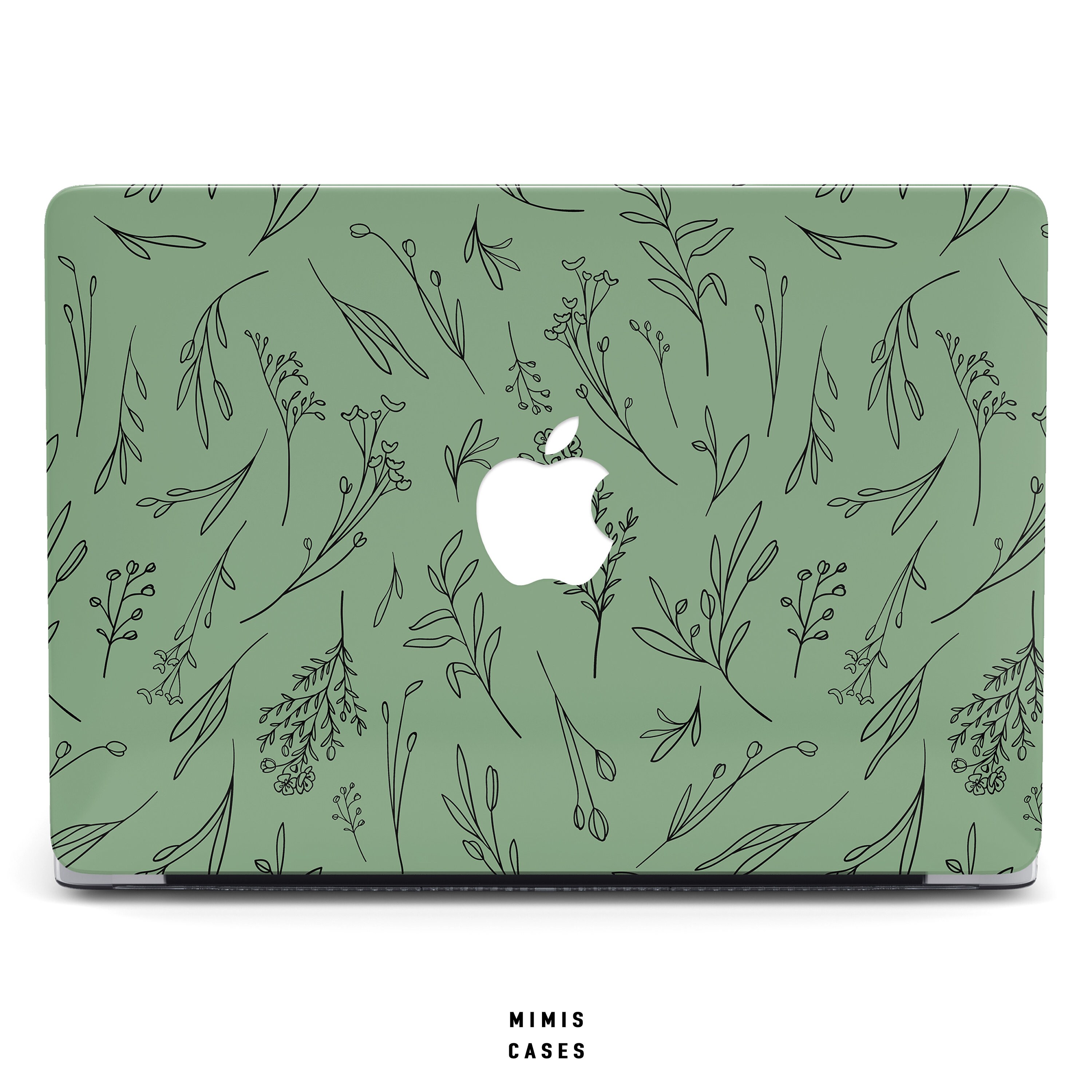 green macbook air case