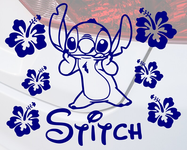 Lilo And Stitch Car Sticker Ohana Disney Mickey Mouse Bumper | Etsy